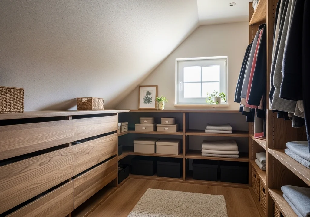 espace dressing rangement